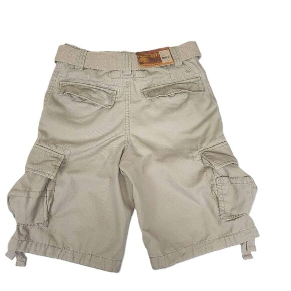 Urban Pipeline Boys Cargo Shorts 14 Tan Adjustable Waist NWT - Picture 2 of 4